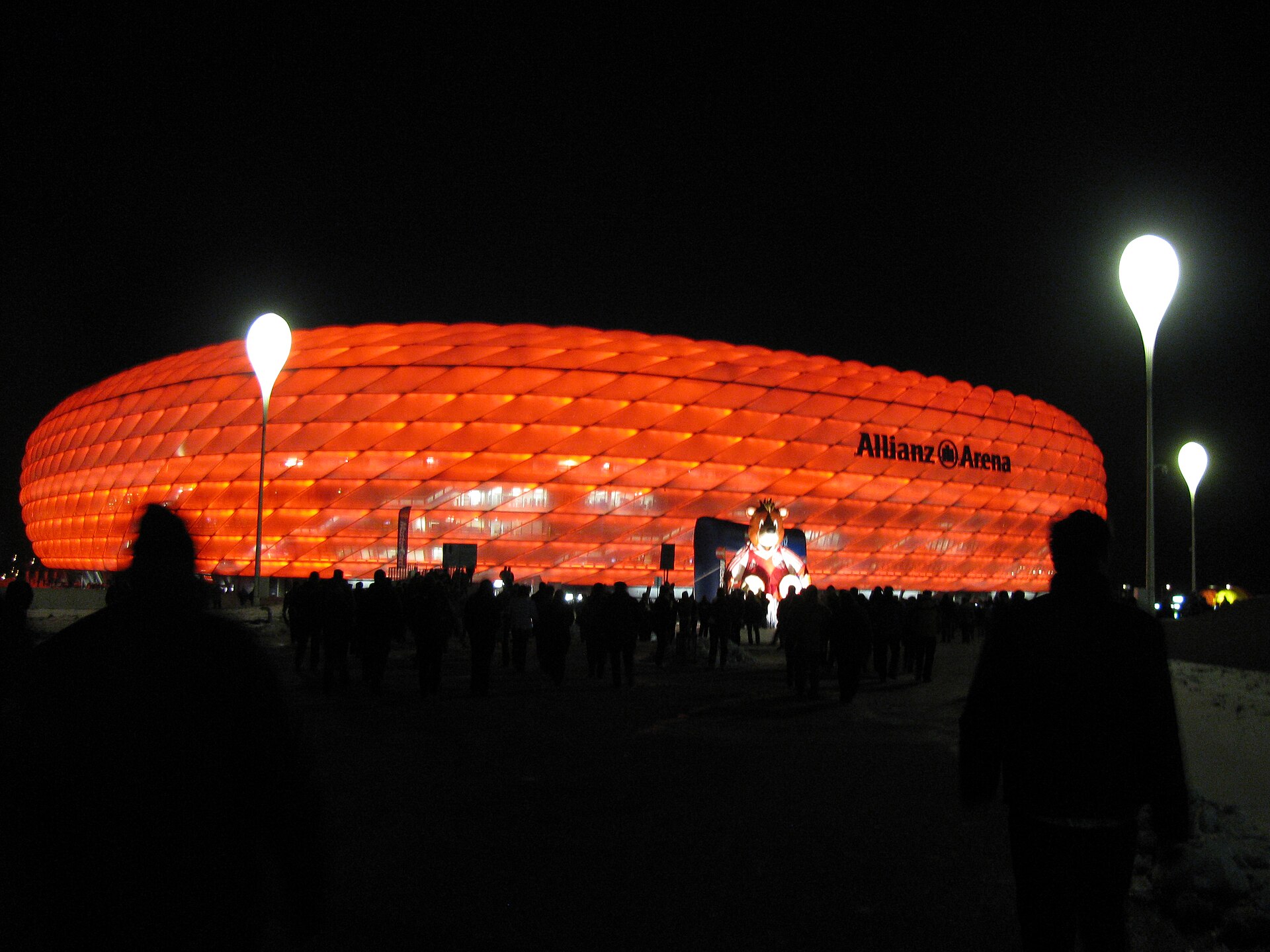 Allianz Arena de nuit